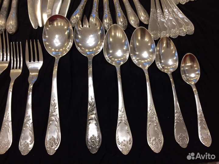 Столовые приборы мельхиор мнц СССР Классик зиш