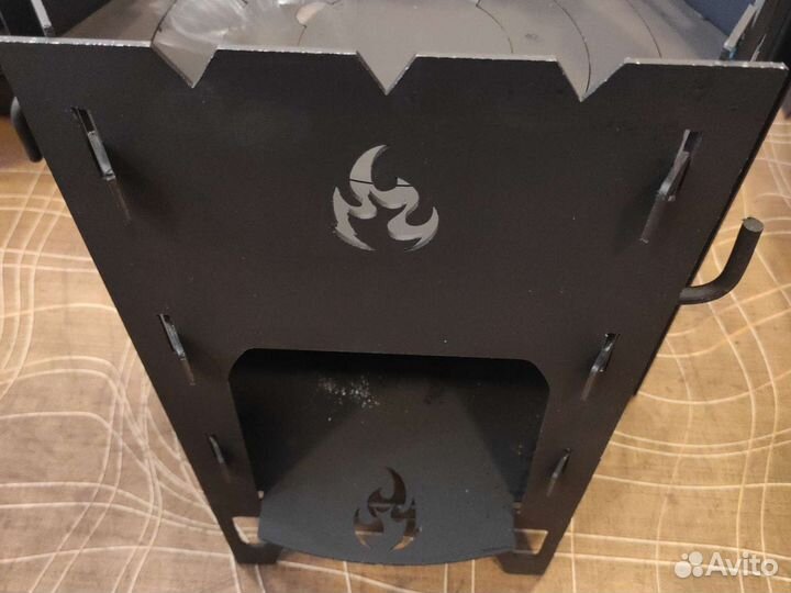 Очаг для казана, печь-мангал, походная печь