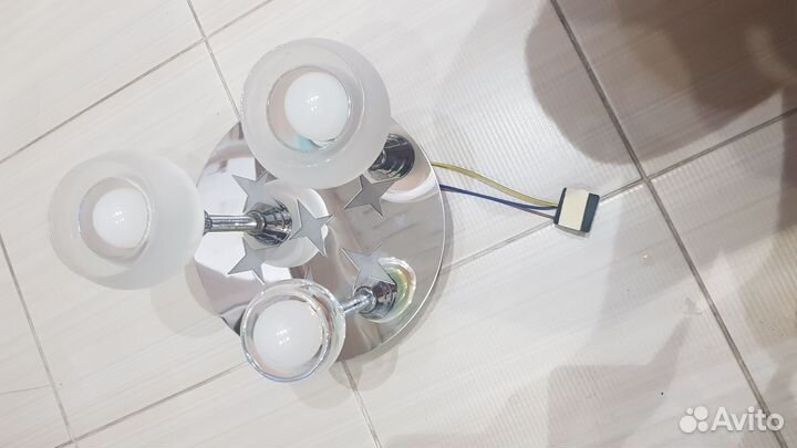 Люстра потолочная бу