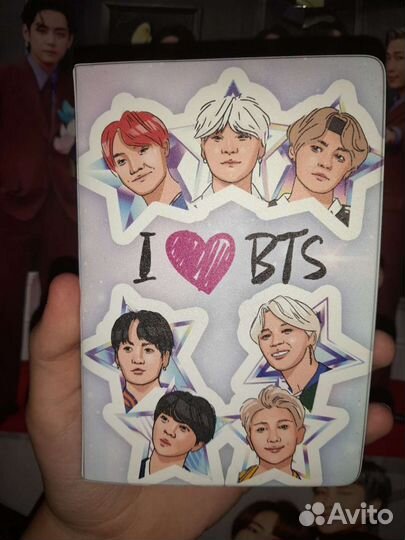 Обложка на паспорт бтс,bts