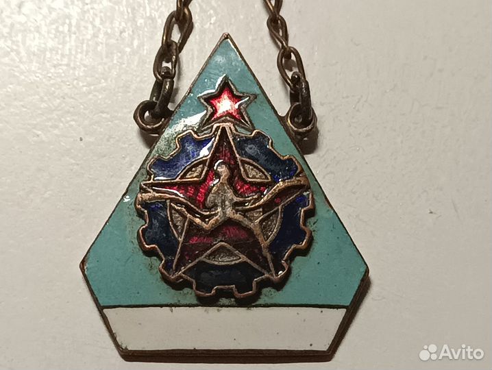 Спортивный жетон, ранние Советы, 1930-1940-е гг