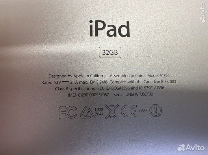 iPad 2 Wi-Fi 3G, 32 гб