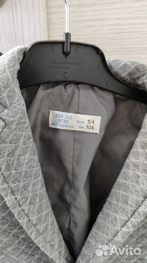 Пиджак на мальчика 104