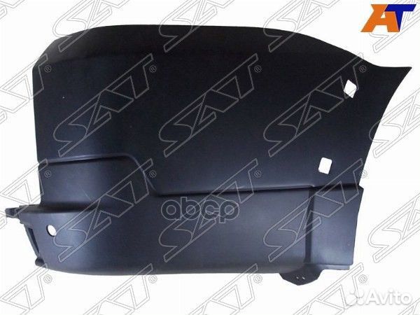 Клык заднего бампера mitsubishi pajero 06- 5D R