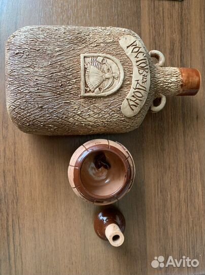 Бутылка и набор «Горец» керамические