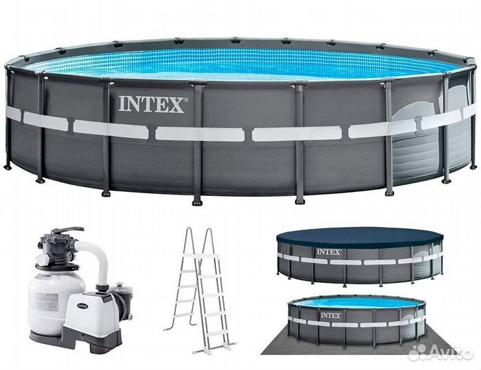 Бассейн каркасный Intex 549х132см