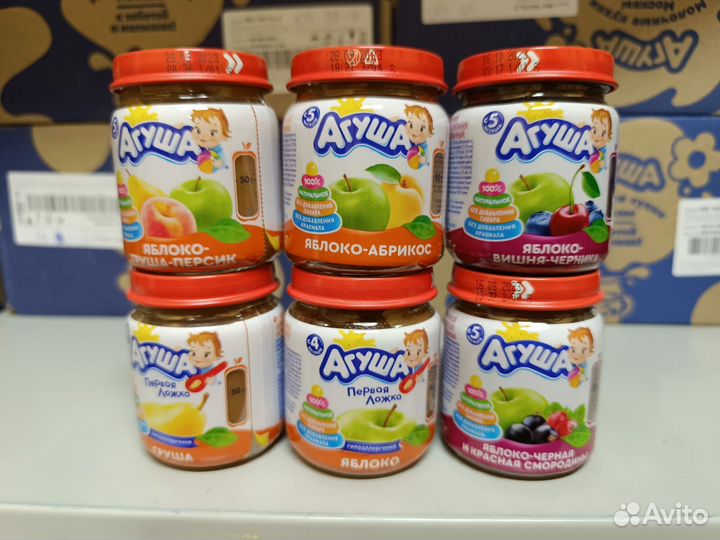 Пюре фруктовое Агуша