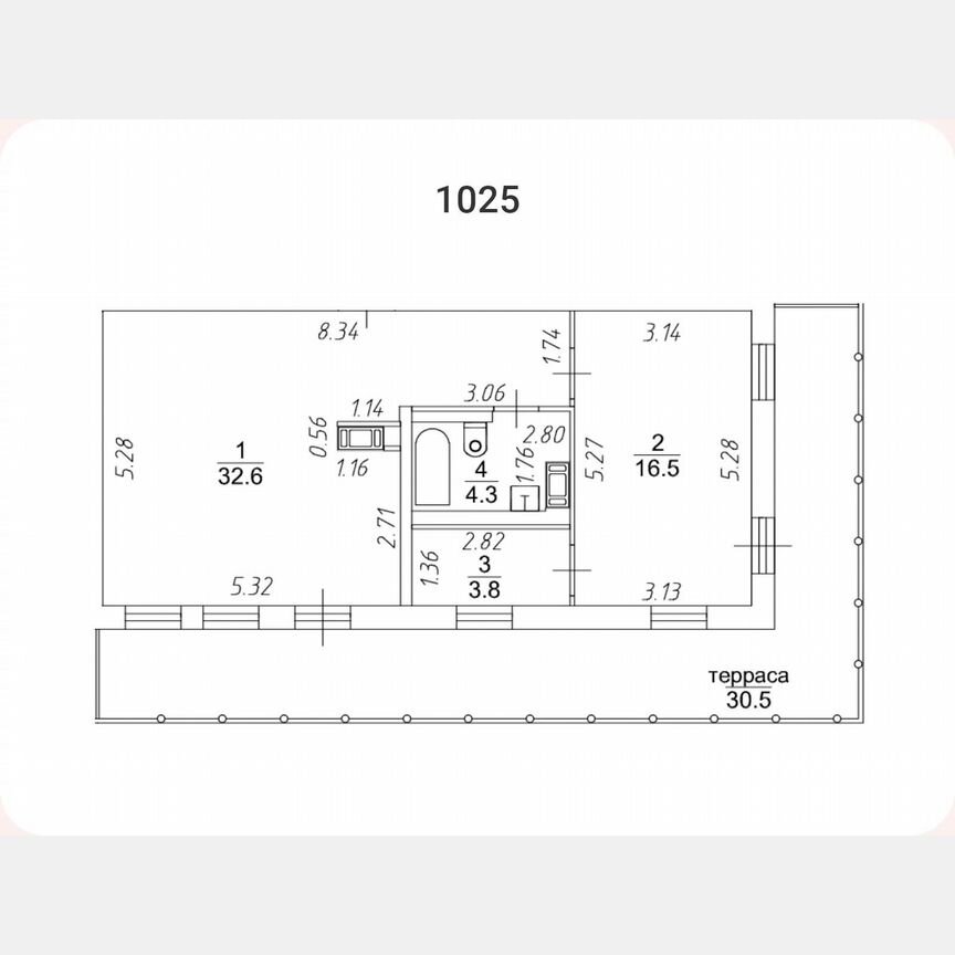 Апартаменты-студия, 87,7 м², 10/10 эт.