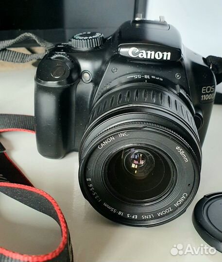 Зеркальный фотоаппарат canon eos 1100d