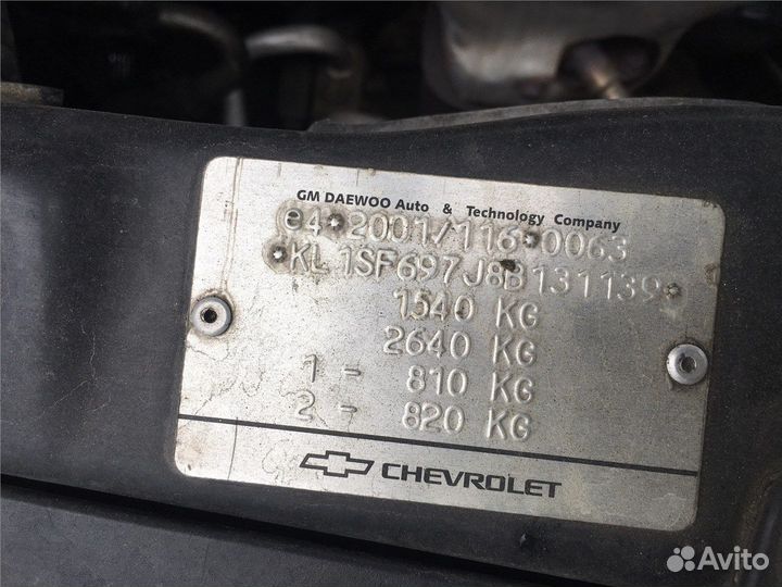Разбор на запчасти Chevrolet Aveo (T250 / 255)