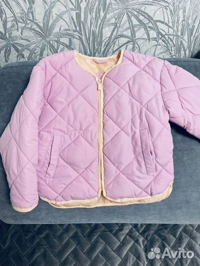 Куртка весенняя утепленная для девочки 110