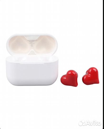 Беспроводные наушники сердце