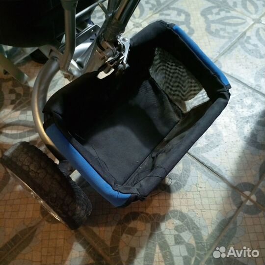 Велосипед- коляска 3-х кол. с крышей и род. ручкой