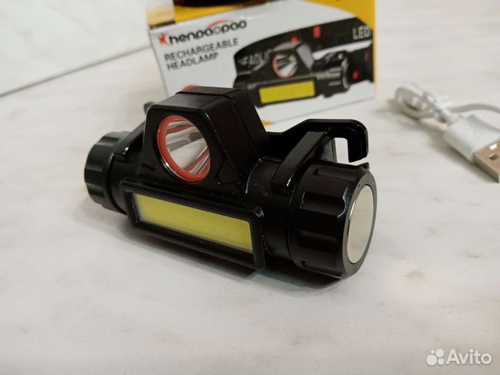 Налобный фонарь аккумуляторный
