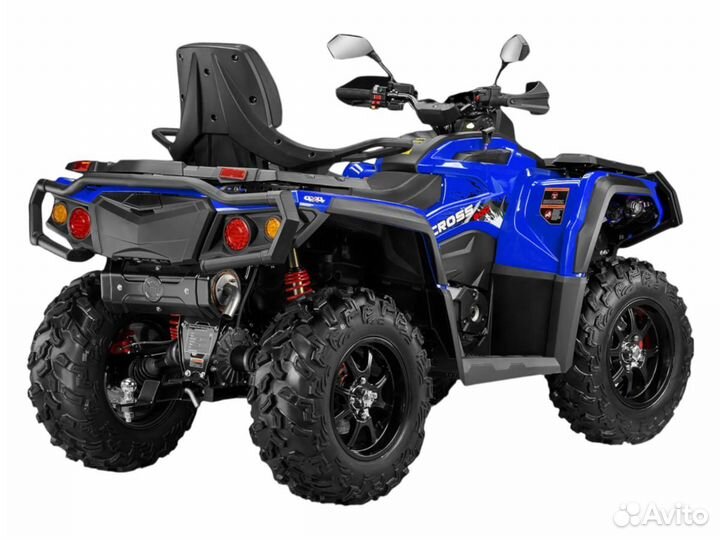 Квадроцикл Aodes(Аодес) ATV800 двухместный синий