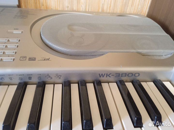 Синтезатор casio wk 3800