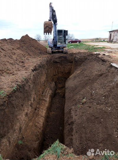 Услуги мини-экскаватора