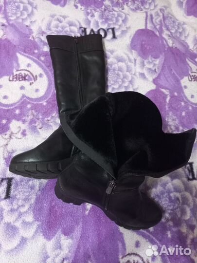 Сапоги зимние женские высокие 37