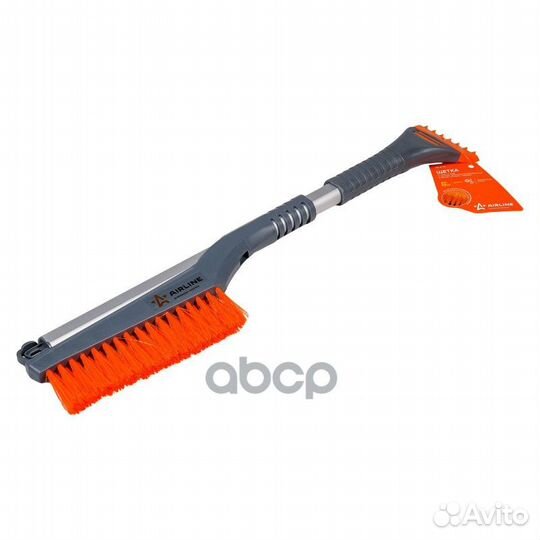 Щетка от снега и льда с плоской телескоп.рукоят