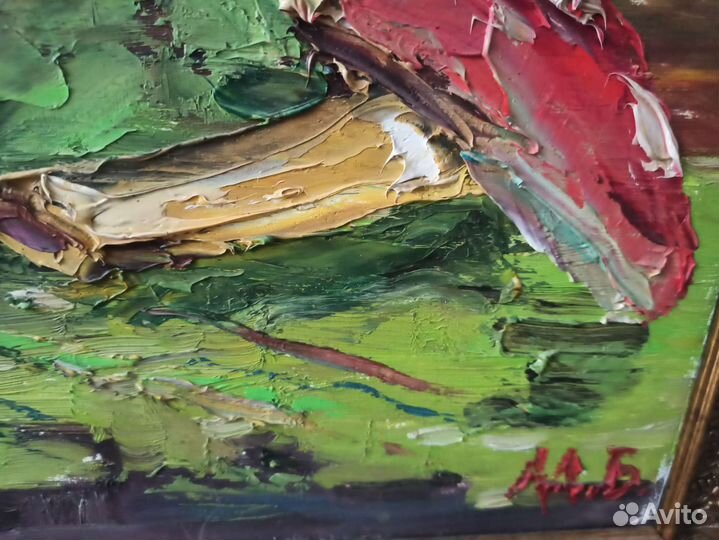 Картина маслом на холсте в раме
