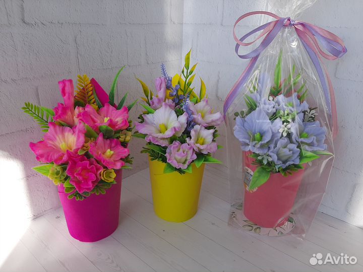 Букет из мыла ручной работы к 1 сентября