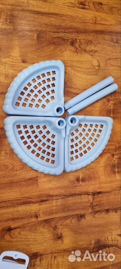 Угловая полка для ванной