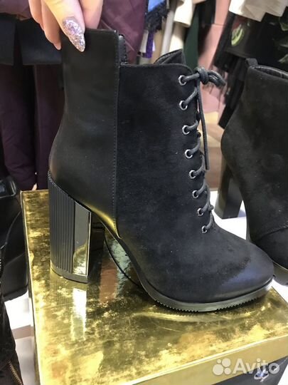 Ботильоны женские на каблуке 37 38 40