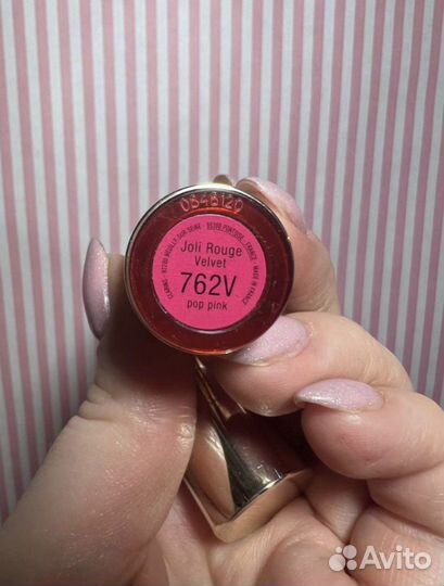 Clarins помада для губ Joli rouge velvet 762v