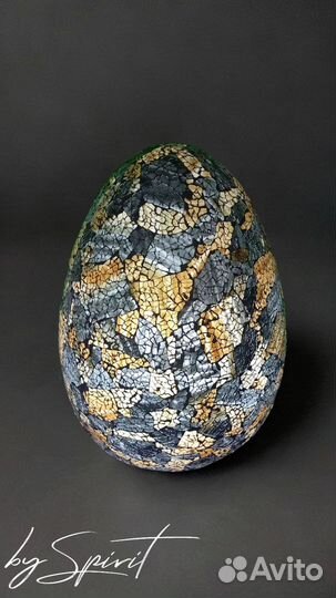 Светильник Яйцо Черное Золото