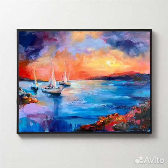 Картины морской пейзаж