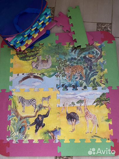 Развивающий коврик пазл