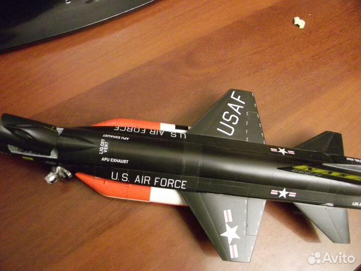 Готовая модель самолёта Х-15