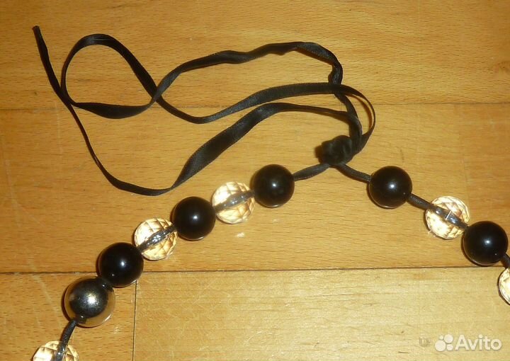 Бусы Пластмасса на завязке Длина регулируемая