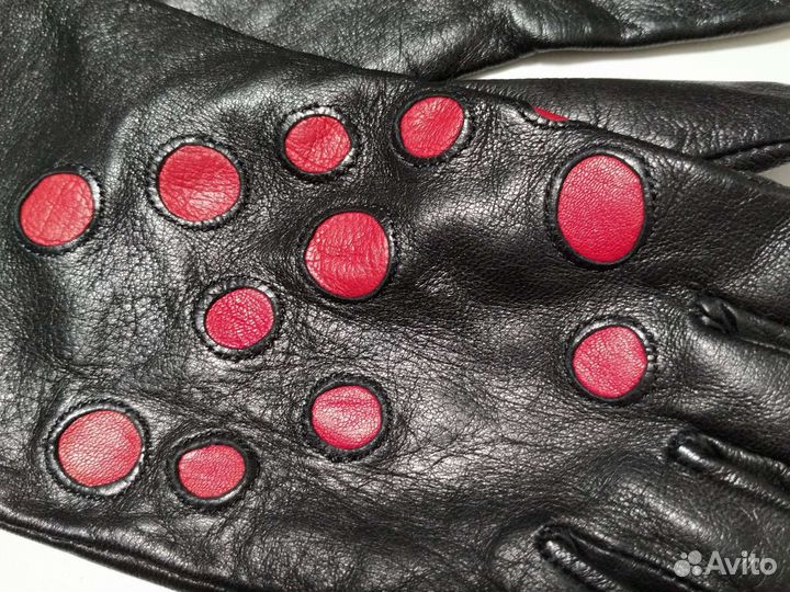 Перчатки женские кожаные 7 размер
