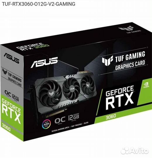 Видеокарта Asus nVidia GeForce RTX 3060 TUF Gaming