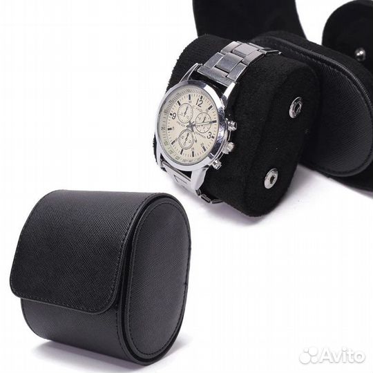 Футляр для часов/Travel Watch box (Черный)