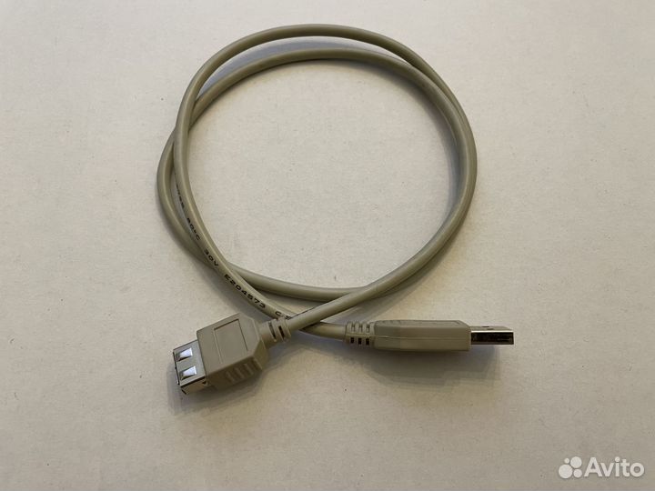 Кабель удлинитель USB 2.0 мама-папа