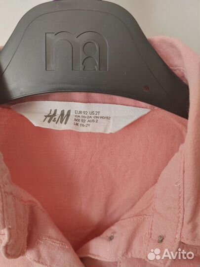 H&M комплект из 3-х летних платьев 92р