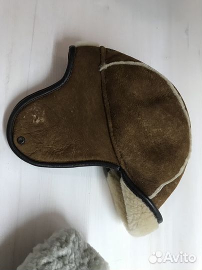 Детская шапка из дубленочного меха