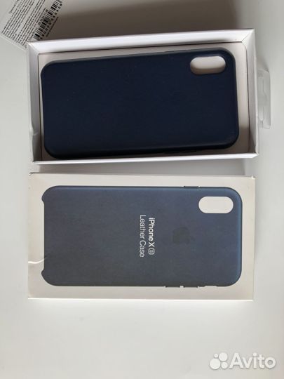 Оригинальный чехол iPhone 10/x/xs leather case