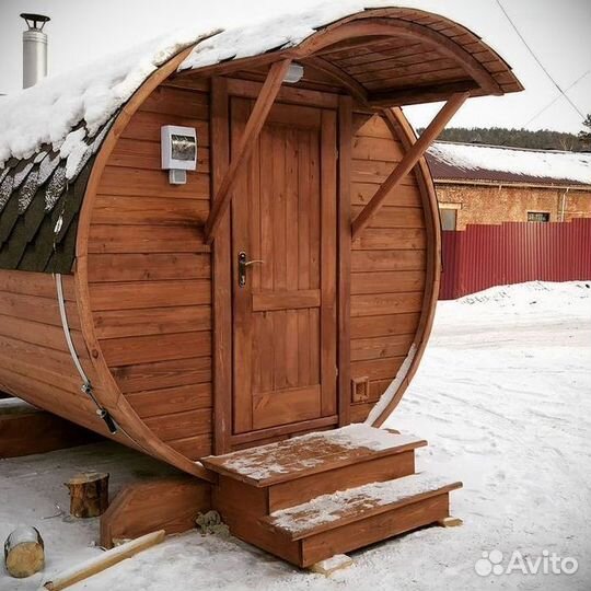 Баня бочка 4 м