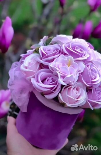 Букет цветов из мыла