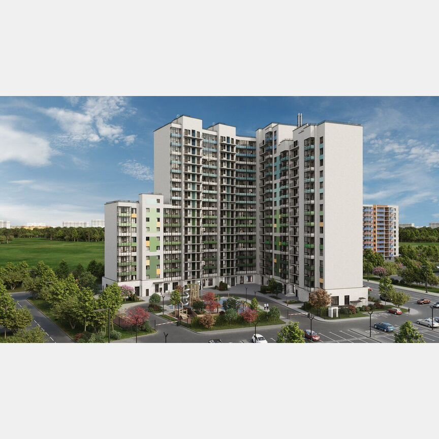 1-к. квартира, 37,6 м², 2/9 эт.