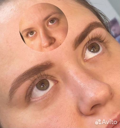 Коррекция и окрашивание бровей