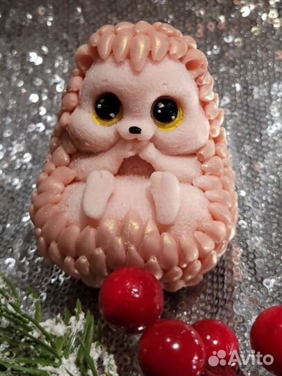 3D силиконовый молд Ёжик+ подарок молд малыш