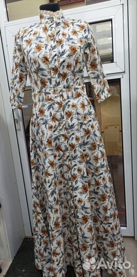 Платье длинное