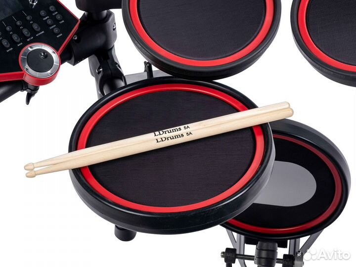 Электронная ударная установка LDrums MK-7X-red