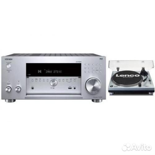 Ресивер Onkyo TX-RZ50m2 s + lenco L-3809 ME серебр