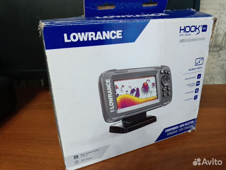 Эхолот lowrance hook2 4x bullet gps