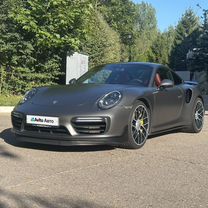 Porsche 911 Turbo S 3.8 AMT, 2017, 60 800 км, с пробегом, цена 13 450 000 руб.